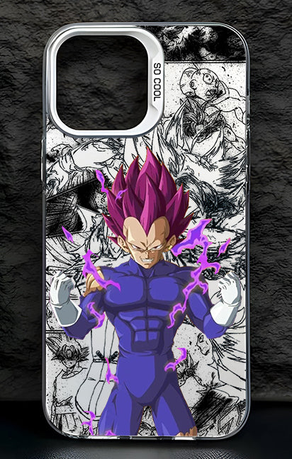 Fashion Anime Dragon Balls Gokus Laser Phone Case