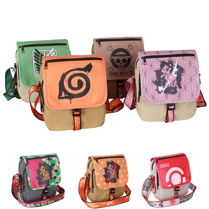 Shoulder bag anime canvas crossbody bag