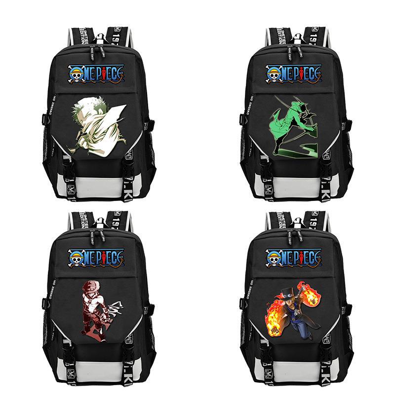 One Piece New Backpack Student School Bag