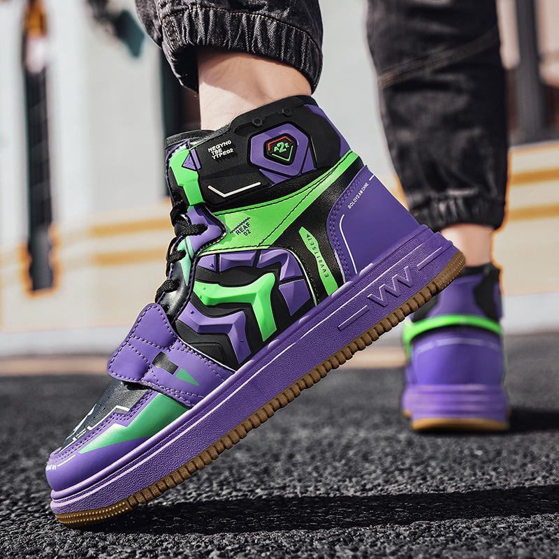 EVA Anime Shoes Asuka Cosplay Sneakers High Top Shoes