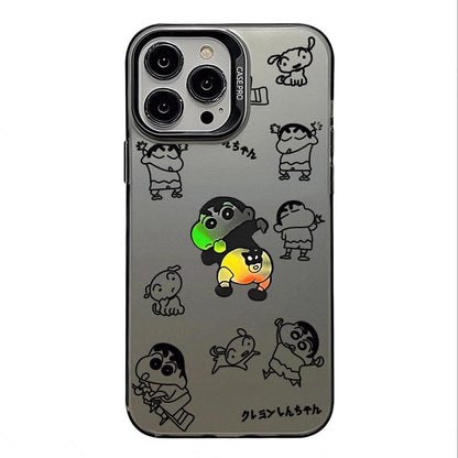 Action Kamen&Crayon Shin-chan anime phone case