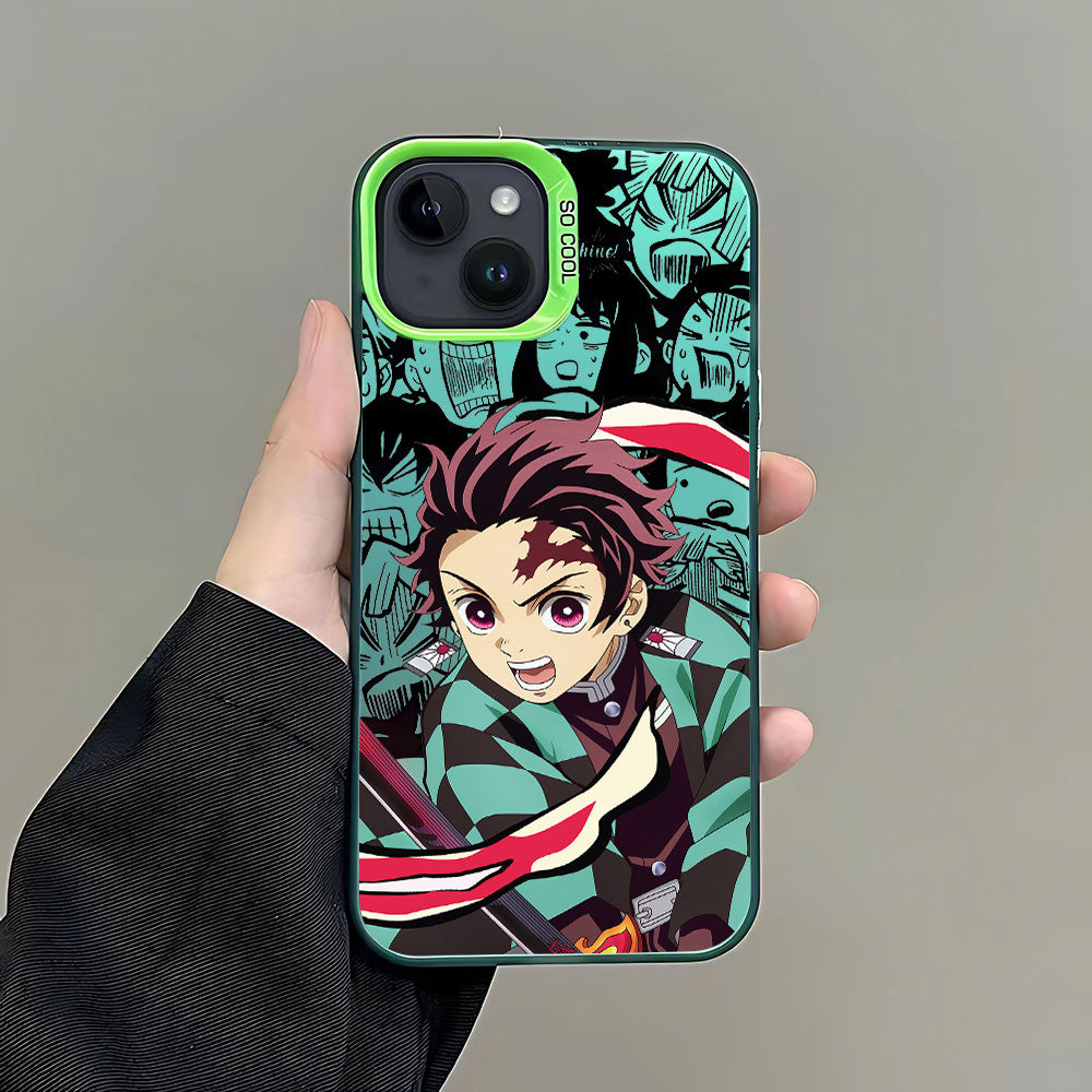 Handgefertigte Kimetsu no Yaiba Demon Slayer Handyhülle