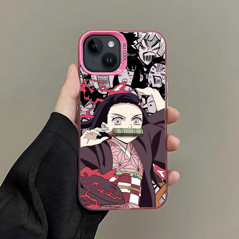 Handgefertigte Kimetsu no Yaiba Demon Slayer Handyhülle