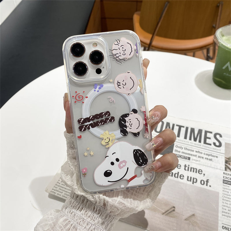 Snoopy Peanuts  For Magsafe Charging Case