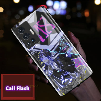 Cute Anime E-Evangelions EVA LED Phone Case