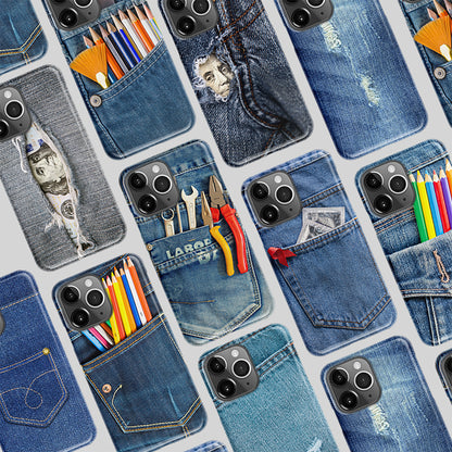 Ins Popular Brand Jeans Tools Phone Case