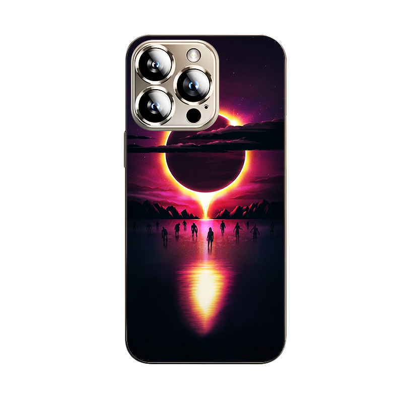 2024 US Total Solar Eclipse Customized Phone Case