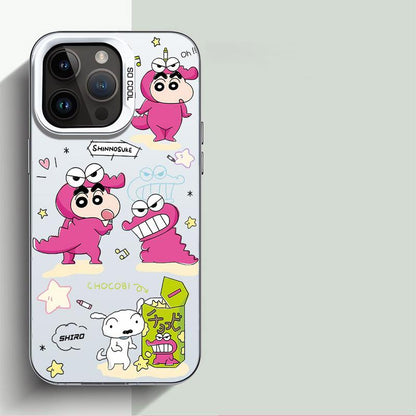 Action Kamen&Crayon Shin-chan anime phone case