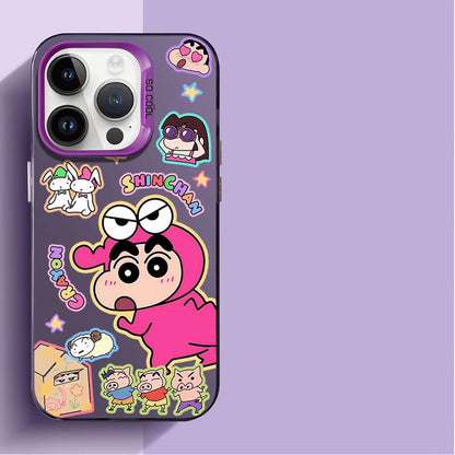 Action Kamen&Crayon Shin-chan anime phone case