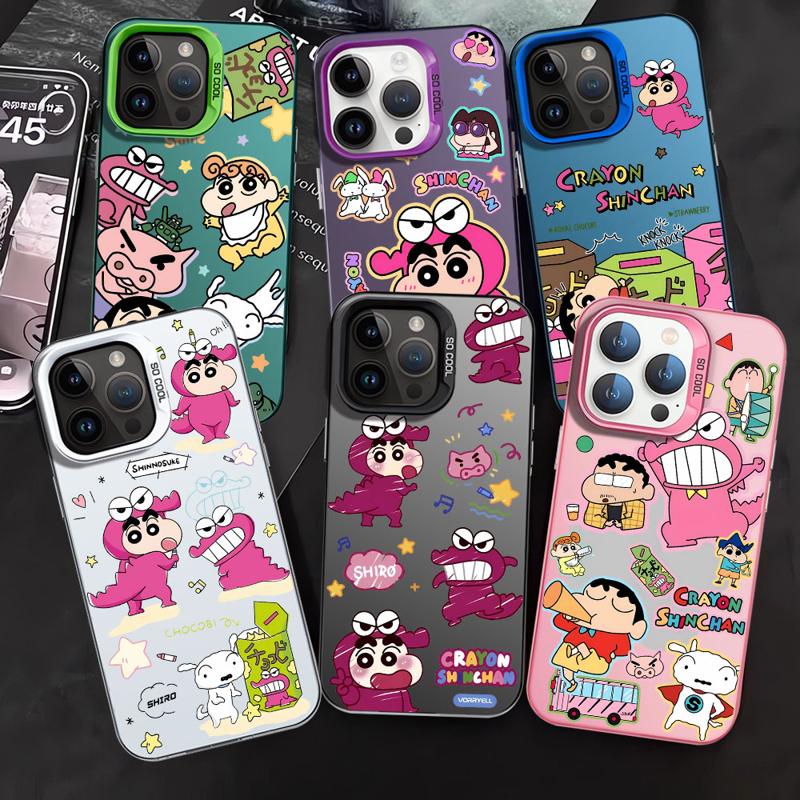 Action Kamen&Crayon Shin-chan anime phone case