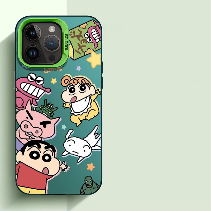 Action Kamen&Crayon Shin-chan anime phone case