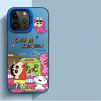 Action Kamen&Crayon Shin-chan anime phone case