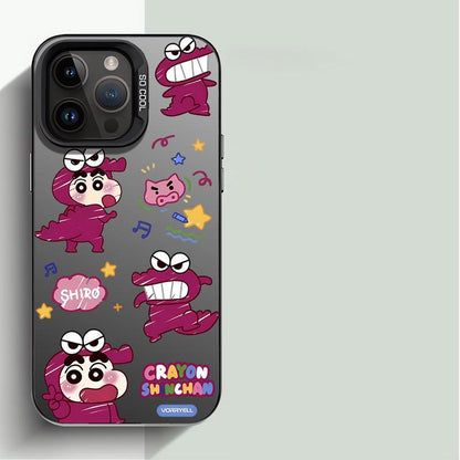 Action Kamen&Crayon Shin-chan anime phone case