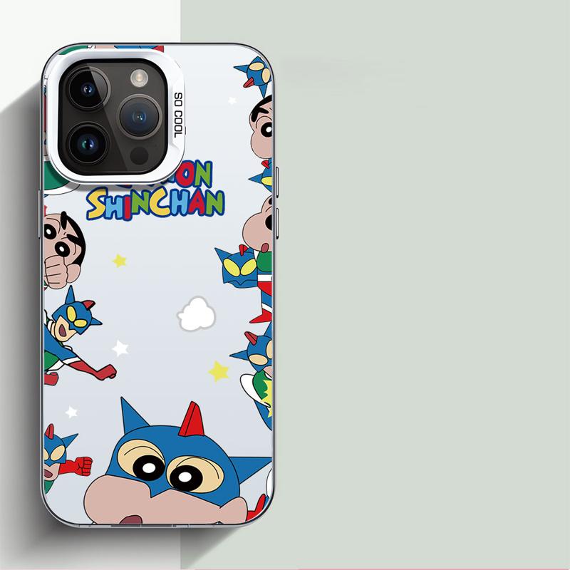 Action Kamen&Crayon Shin-chan anime phone case