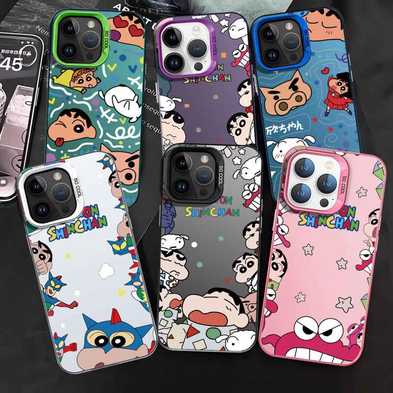 Action Kamen&Crayon Shin-chan anime phone case