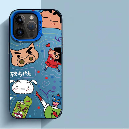 Action Kamen&Crayon Shin-chan anime phone case