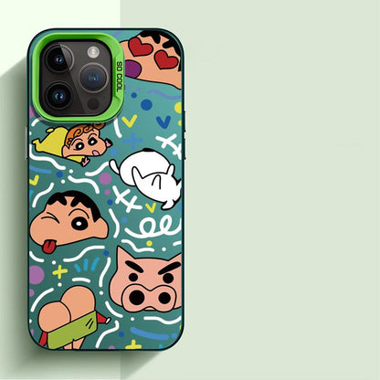 Action Kamen&Crayon Shin-chan anime phone case