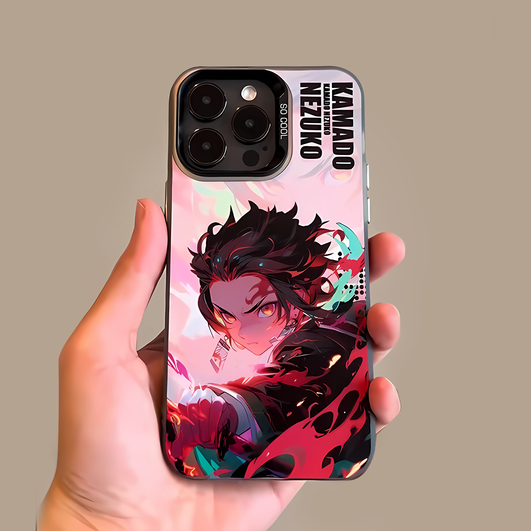 Handgefertigte Kimetsu no Yaiba Demon Slayer Handyhülle