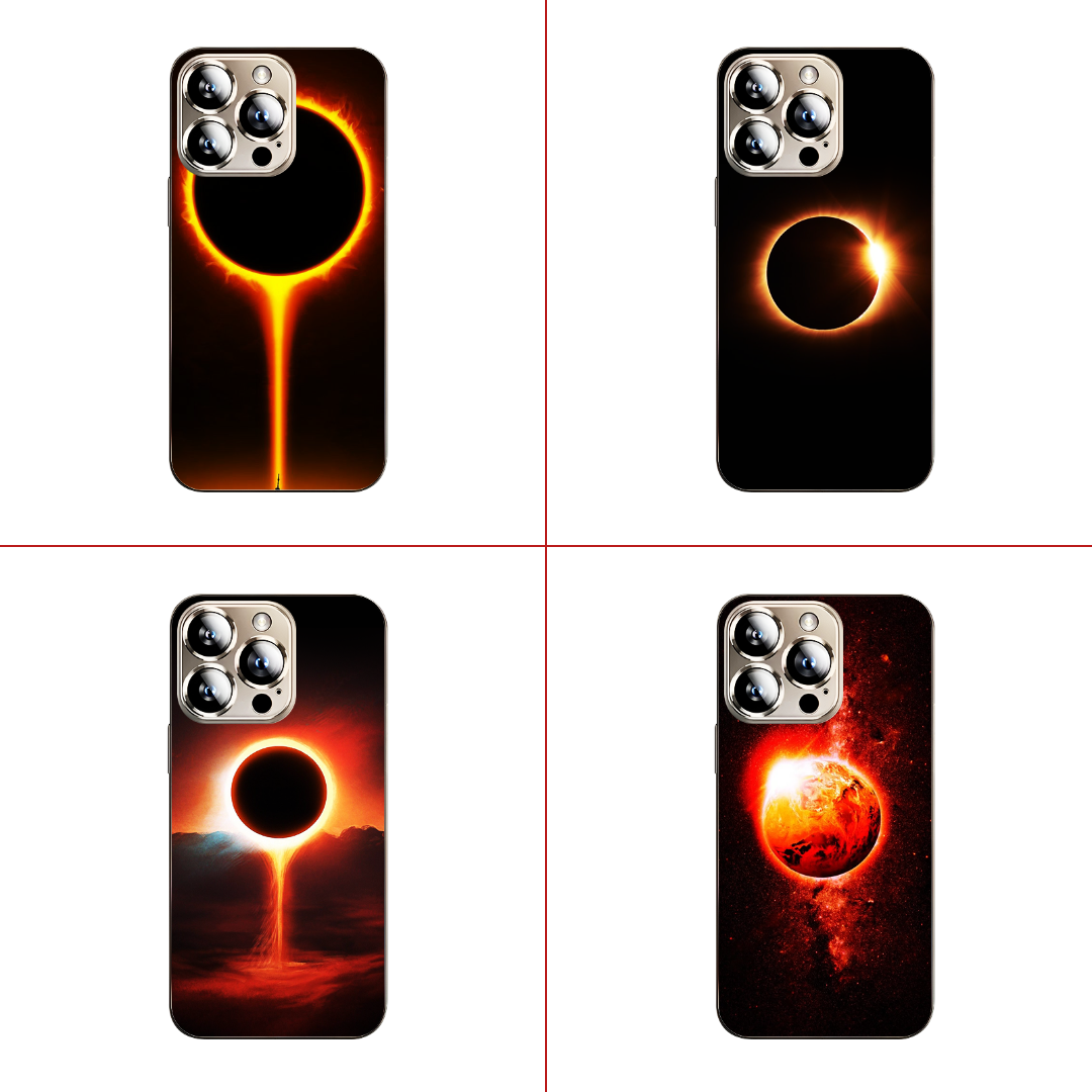 2024 US Total Solar Eclipse Customized Phone Case