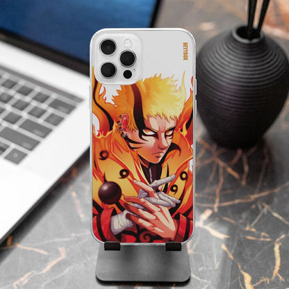 Naruto Baryon Mode LED iPhone Case RGB Light Up iPhone 11 Pro Max