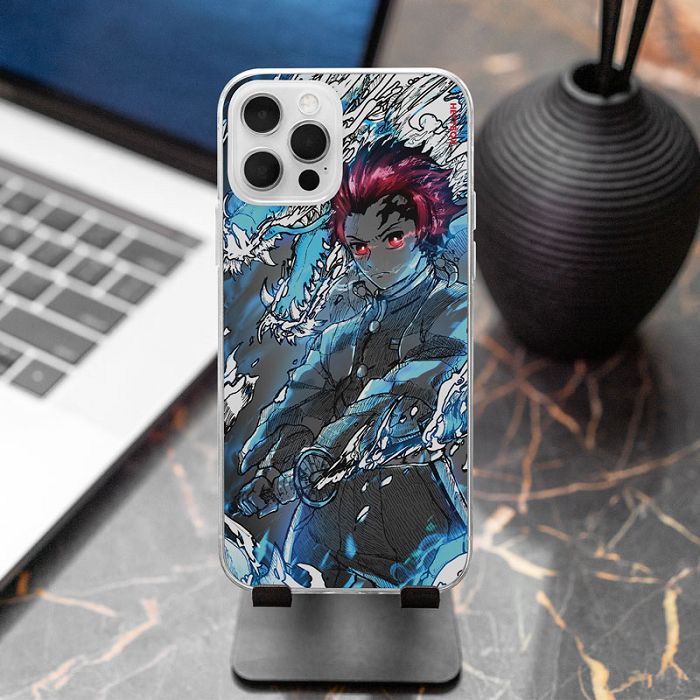 Glow Tanjirou LED iPhone Case RGB Light Up