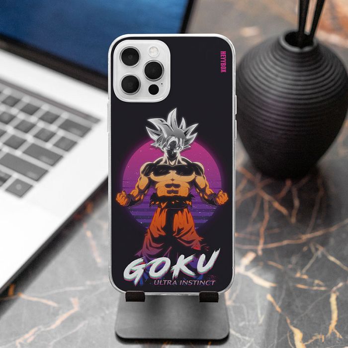 Retro Goku Altra Instic Glowing LED iPhone Case RGB Light Up