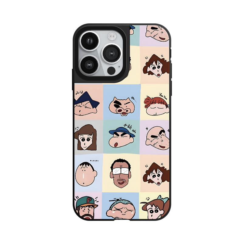 Action Kamen&Crayon Shin-chan anime phone case