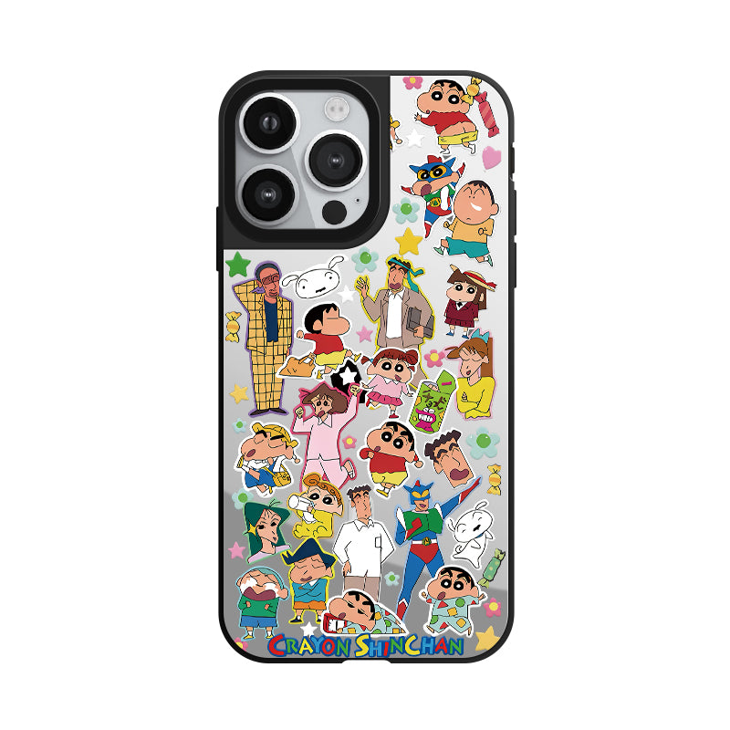 Action Kamen&Crayon Shin-chan anime phone case