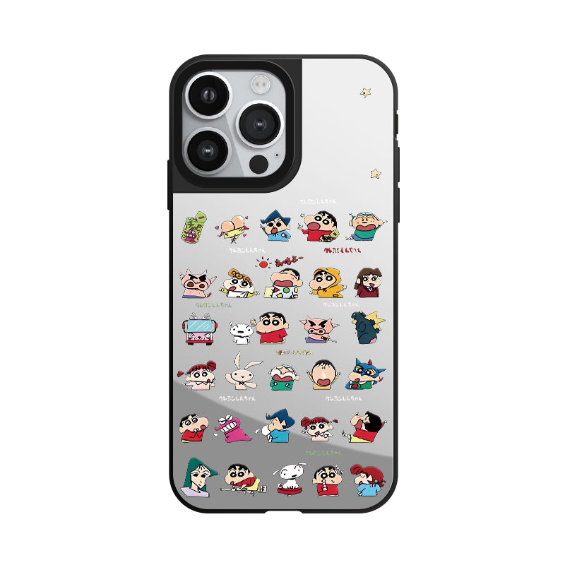 Action Kamen&Crayon Shin-chan anime phone case