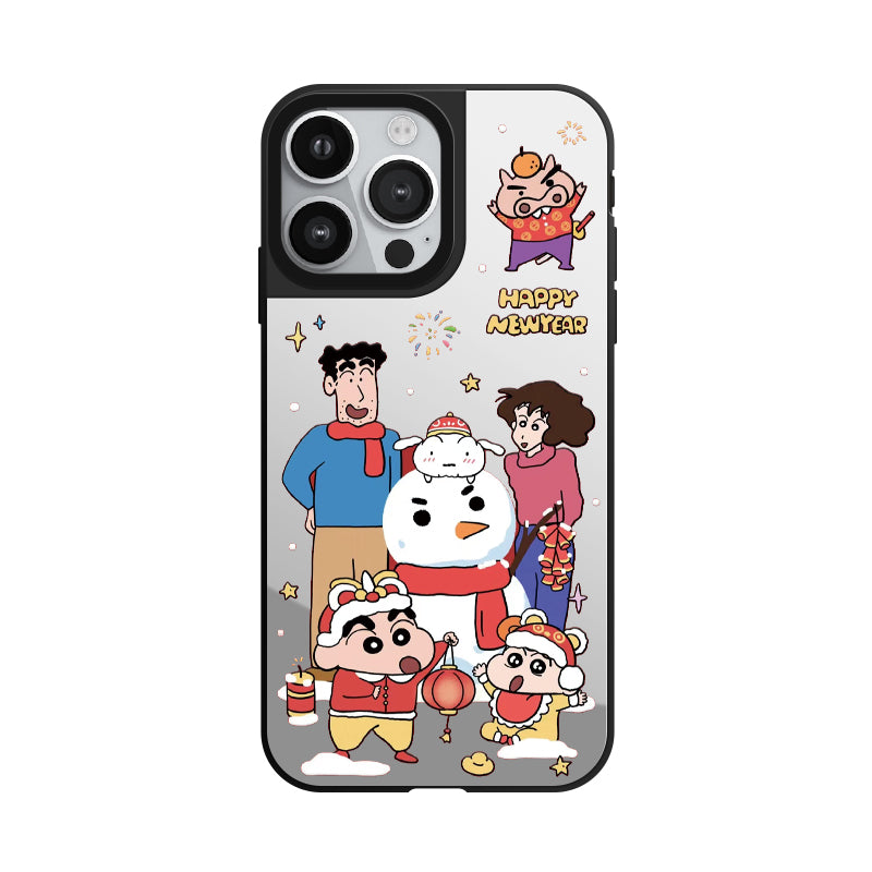 Action Kamen&Crayon Shin-chan anime phone case