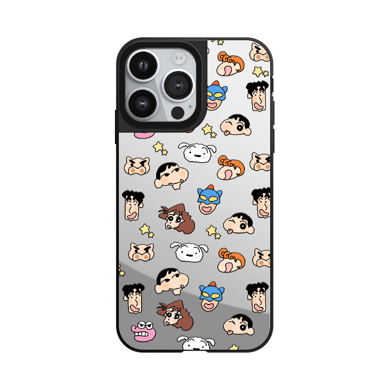 Action Kamen&Crayon Shin-chan anime phone case