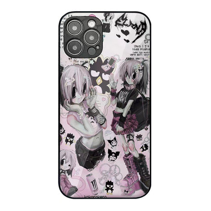 Gothic anime crazy phone case