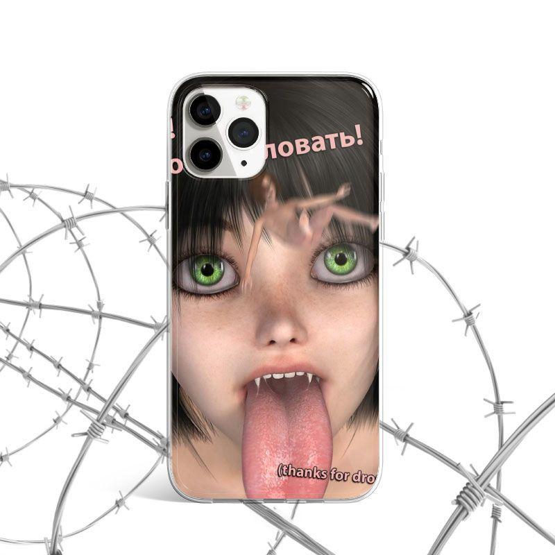 Gothic anime crazy phone case