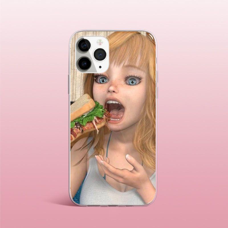 Gothic anime crazy phone case