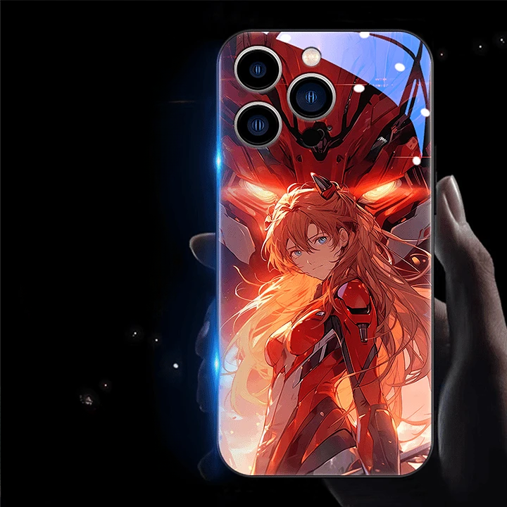 Cute Anime E-Evangelions EVA LED Phone Case