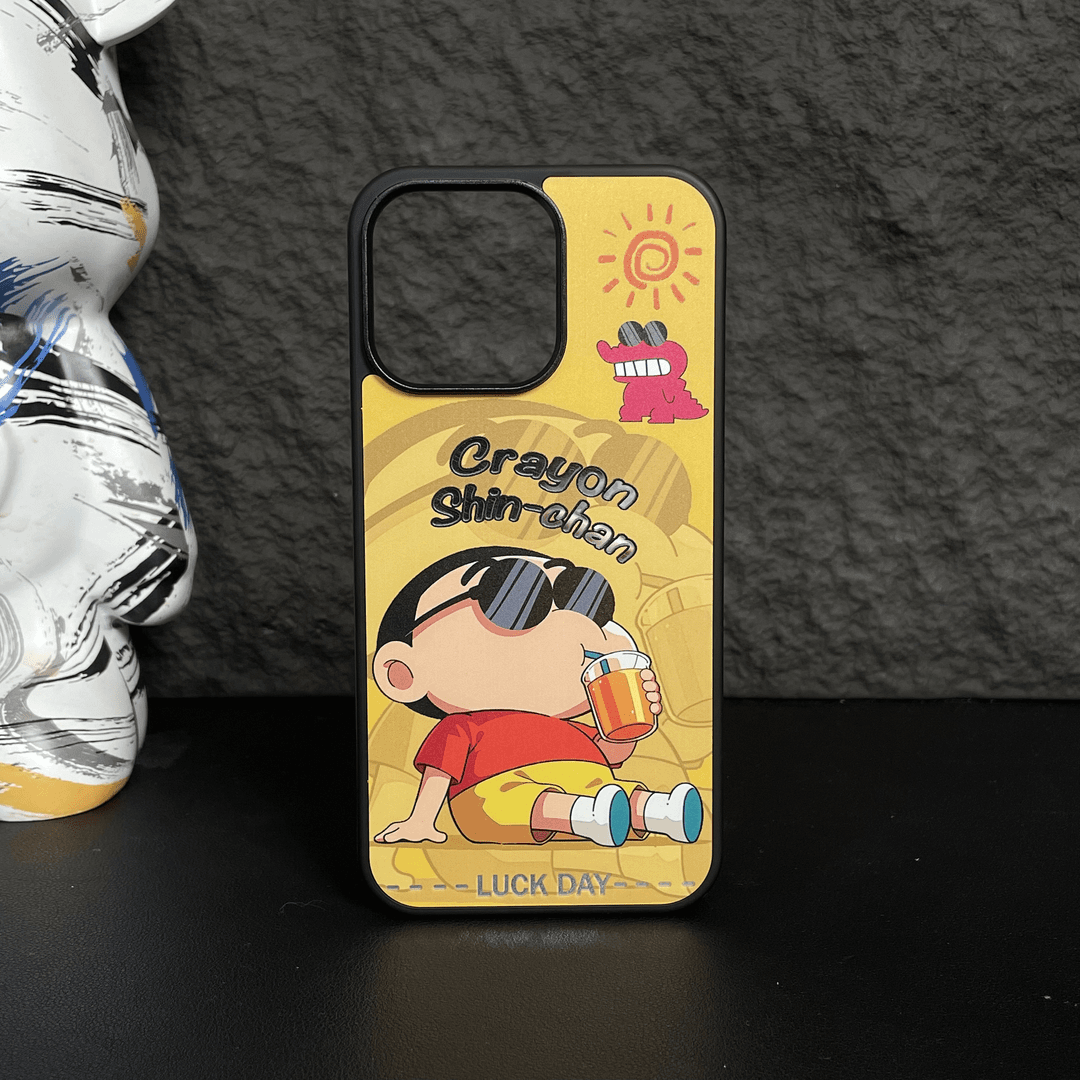 Action Kamen&Crayon Shin-chan anime phone case