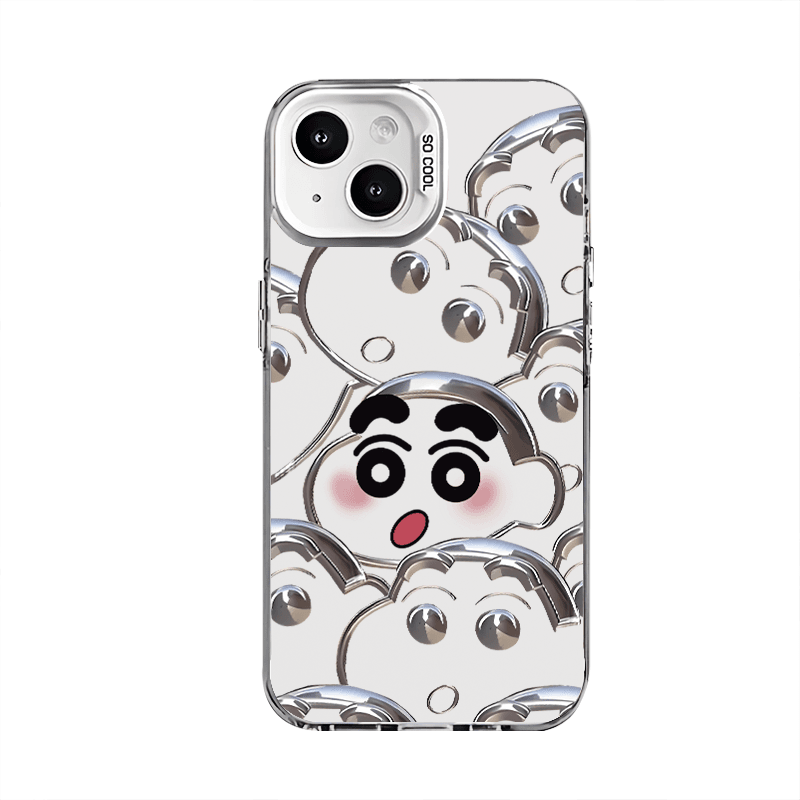 Action Kamen&Crayon Shin-chan anime phone case