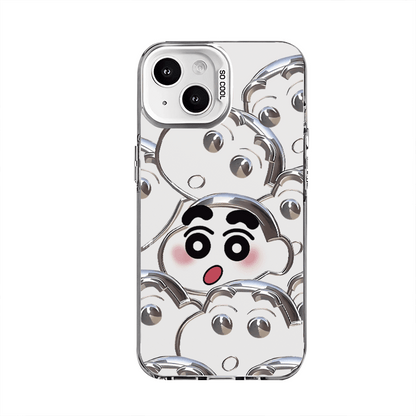 Action Kamen&Crayon Shin-chan anime phone case