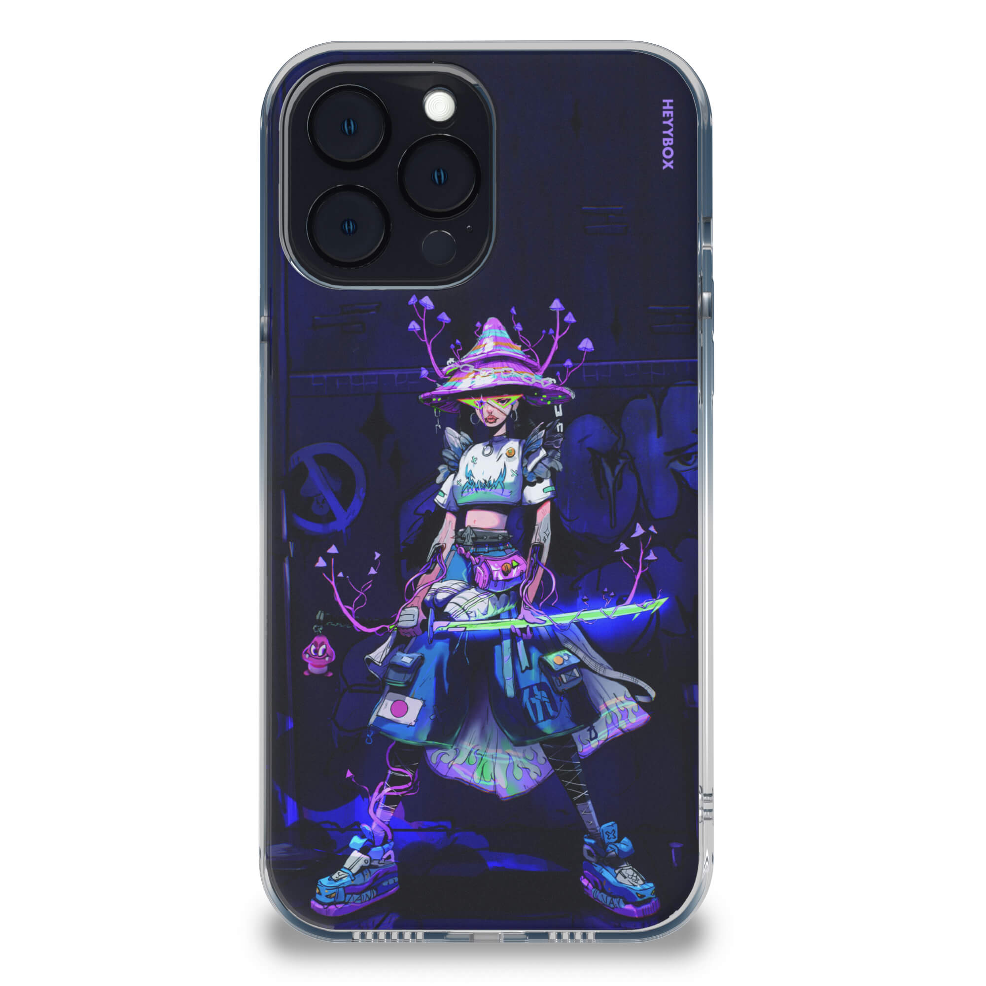 Mushroom Warrior RGB Case for iPhone