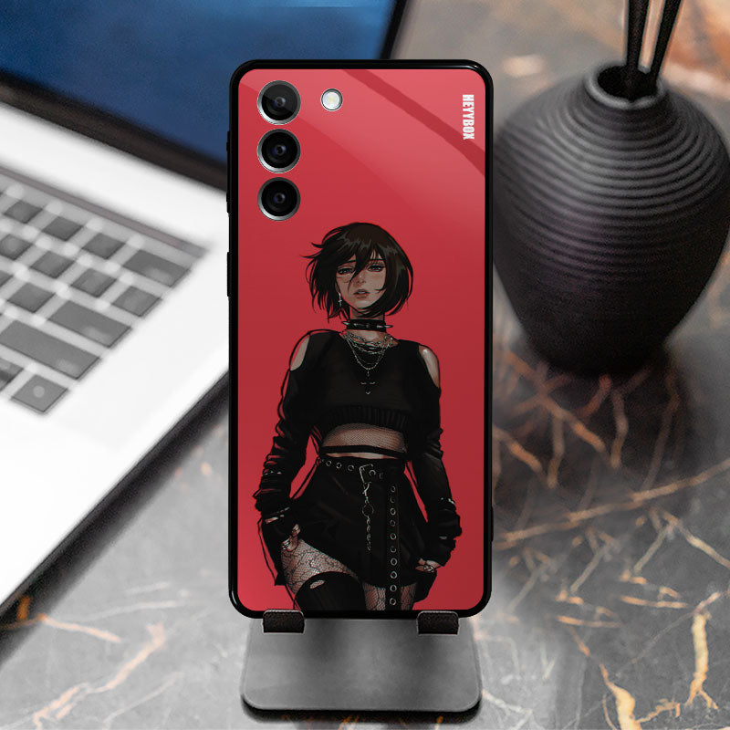 Goth Mikasa LED Samsung Case RGB Light Up