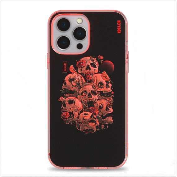 Life Grows Through Death RGB Case for iPhone
