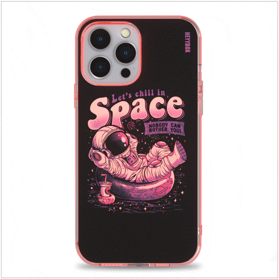 Chilling in Space RGB Case for iPhone