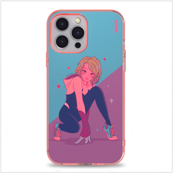 Spiderman Girl RGB Case for iPhone