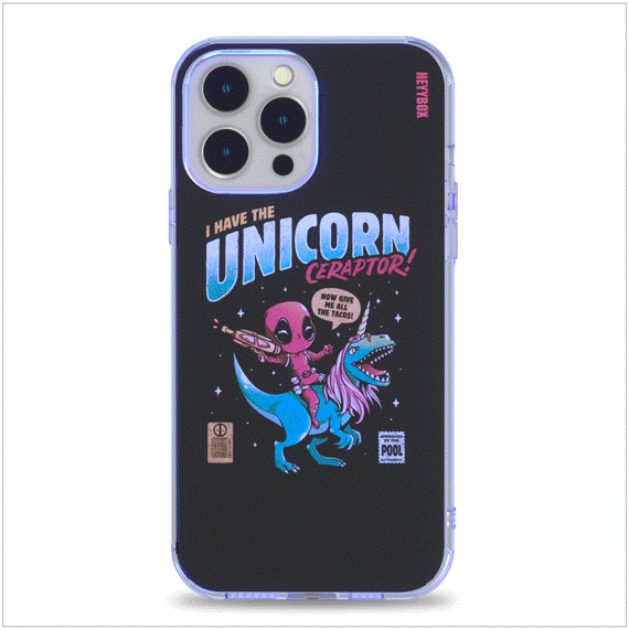 Deadpool Unicornceraptor RGB Case for iPhone