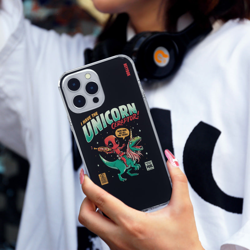 Deadpool Unicornceraptor RGB Case for iPhone