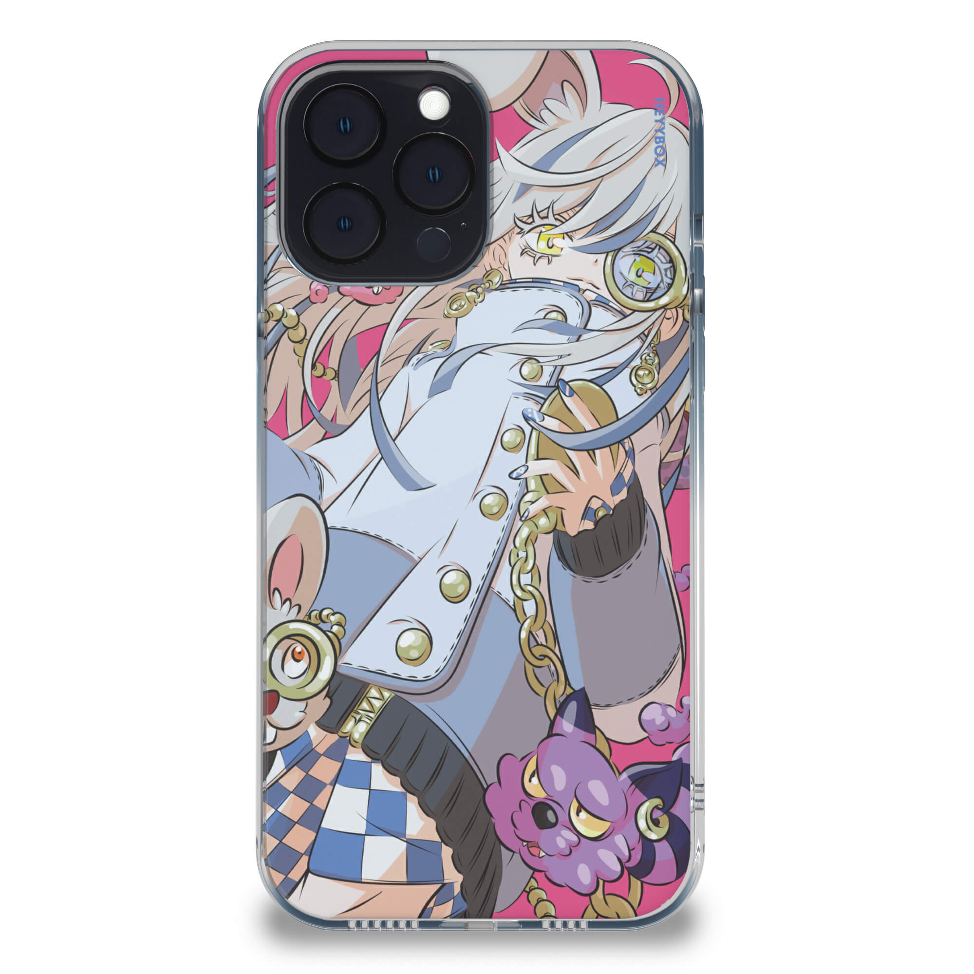 White Hair Girl RGB Case for iPhone
