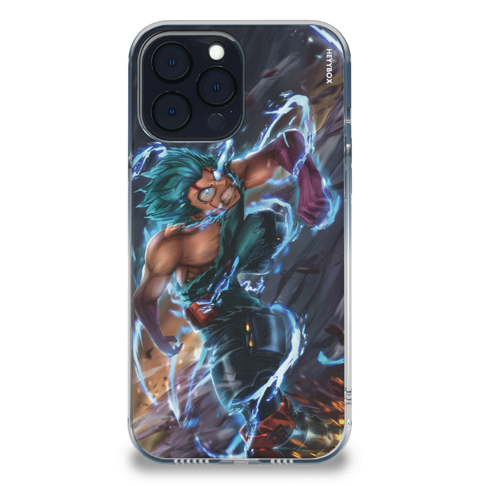 Two Heroes Deku LED Case for iPhone RGB