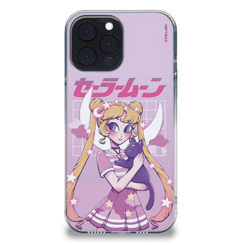 Sailor Moon and Luna RGB Case for iPhone