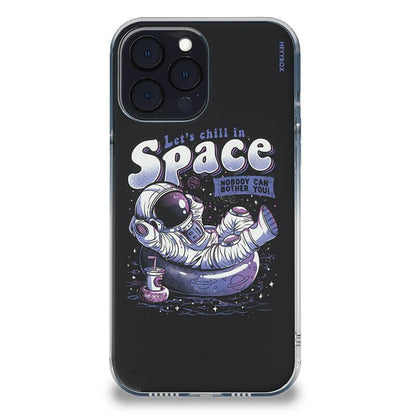 Chilling in Space RGB Case for iPhone