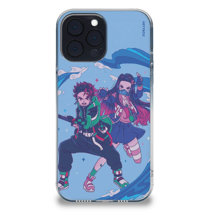 Tanjiro and Nezuko RGB Case for iPhone